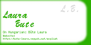 laura bute business card